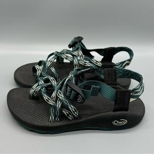 Chaco ZX2 Dual Strap Hiking Soort Water Sandals Green Womans sz 7 Orig $105